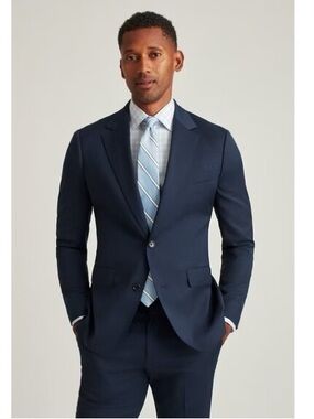 Bonobos Daily Grind Men's Navy Blue Suit Jacket 42R